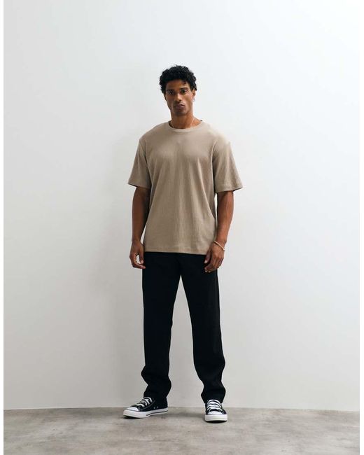 JJ Rebel Natural Ribbed T-shirt for men