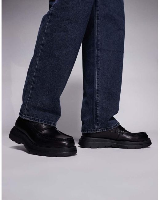 Steve Madden Blue Raiden Trainer Detail Loafers for men