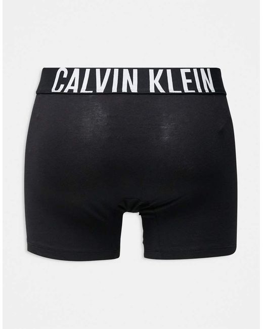 Calvin Klein Black Intense Power 3 Pack Cotton Boxer Briefs for men