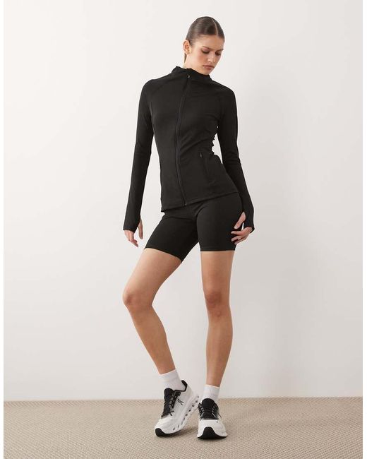 Dare 2b Black Quick-Dry Stretchy Refresh Full Zip Stretch Midlayer