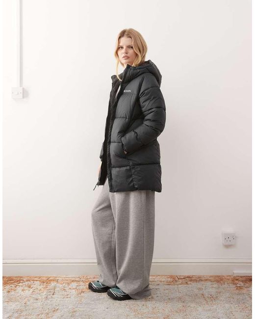 Columbia Blue Puffect Ii Puffer Mid Hooded Jacket