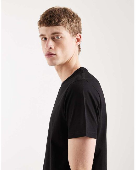 Jack & Jones Black Slim Fit T-shirt for men