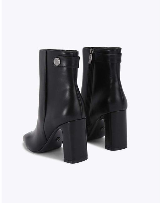 Carvela Kurt Geiger Black Jackpot Wide Fit Mid Ankle Boots