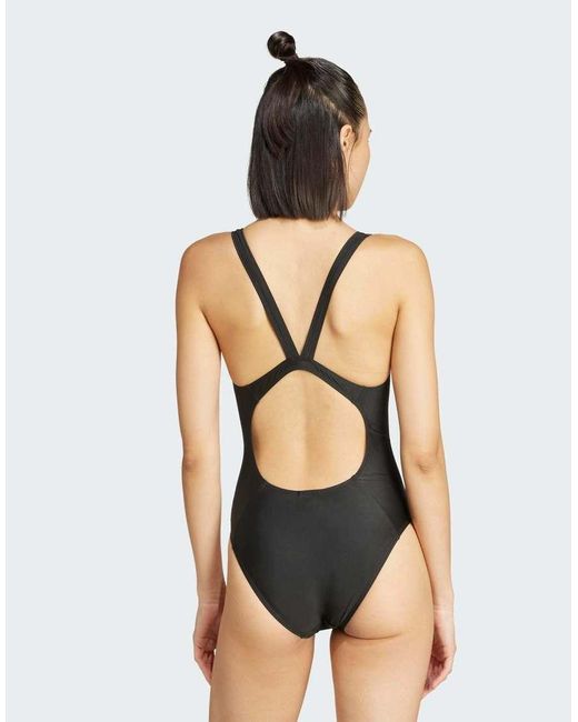Adidas Black V-Back Swimsuit