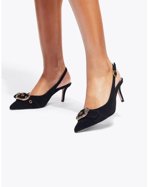 Kurt Geiger White Kgl Mayfair Sling Sm Egl Heeled Shoes
