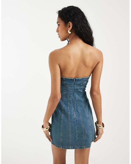Free People Blue Alexa Mini Dress