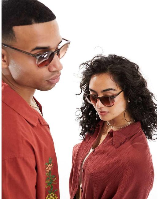 Ray-Ban Red Round Sunglasses