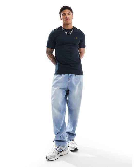 Lyle & Scott Blue Icon Logo T-Shirt for men