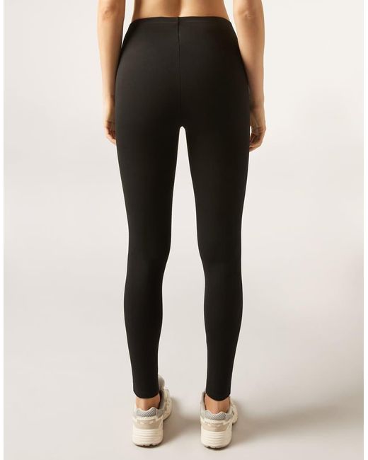 Calzedonia Black Essential Sculpt Leggings