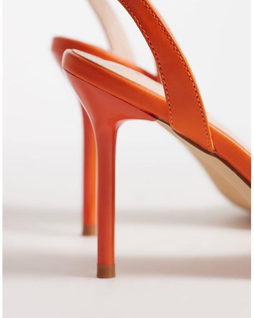 Raid Orange Lynna Barely There Heeled Sandals