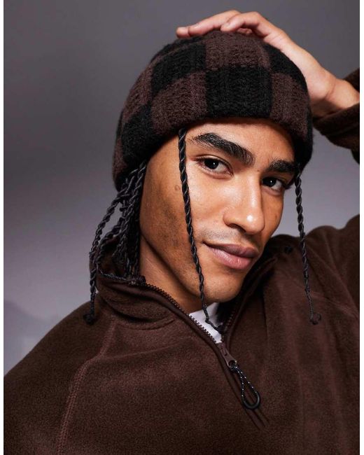 Berretto E Nero di ASOS in Brown da Uomo