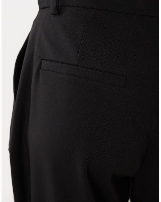 Mango Black Tailored Straight Trouser