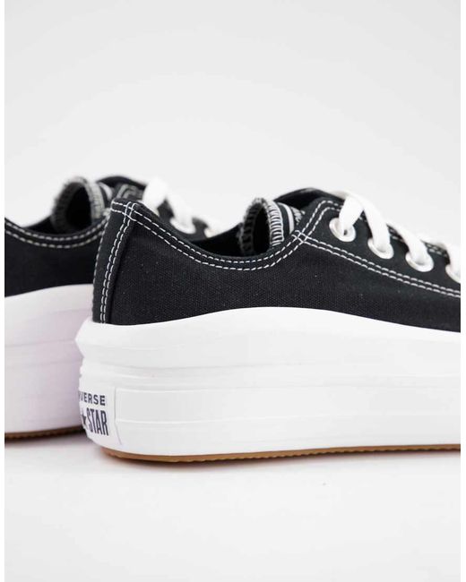 Converse White Chuck Taylor All Star Move Ox Trainers