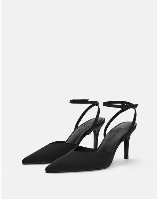 Chaussures à talon Pull&Bear en coloris Black