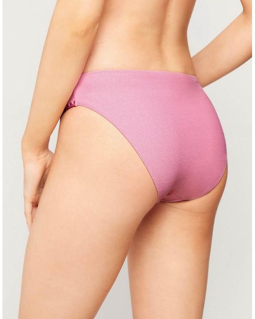 Tezenis Pink Craft Touch Classic Bikini Bottoms