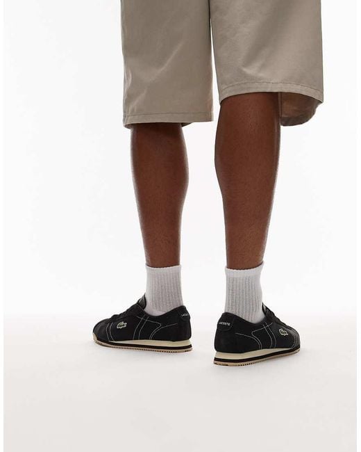Lacoste Black Club Low Mesh Trainers for men