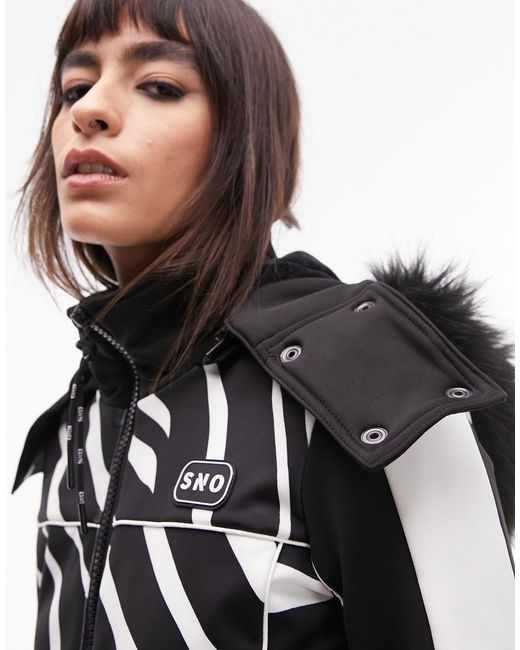 Sno Ski Suit With Skinny Flare in White Lyst