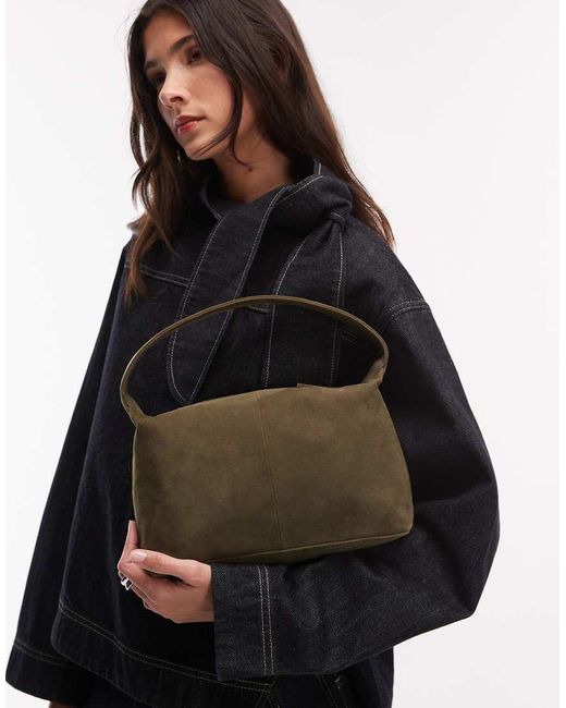 JJXX Black Suede Leather Bag