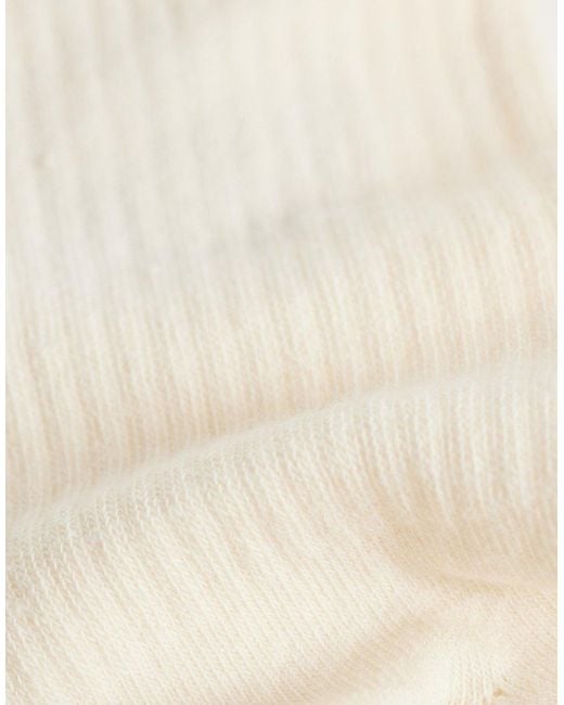 ASOS Natural Padel Club Ankle Socks