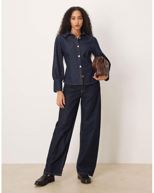 ASOS Blue – jeanshemd