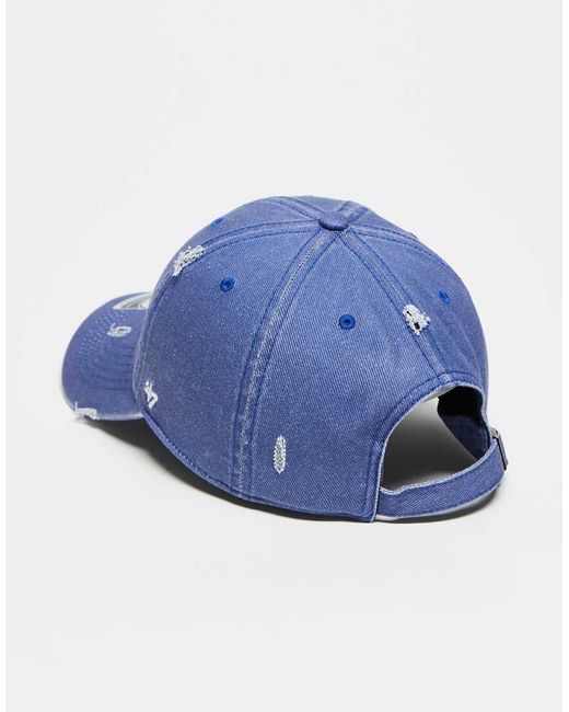 '47 Blue La Dodgers Clean Up Baseball Cap