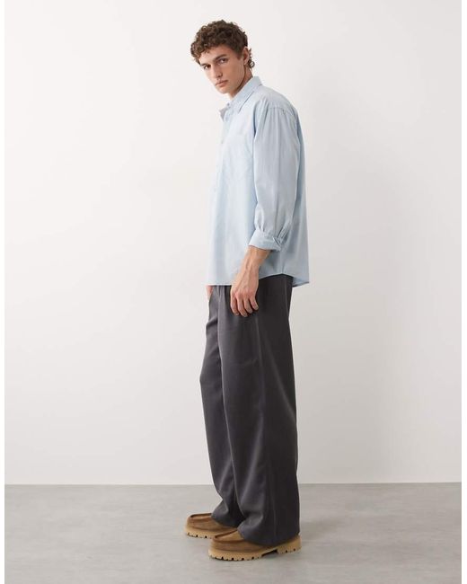 Prohibited Black Double Pleated Pants for men
