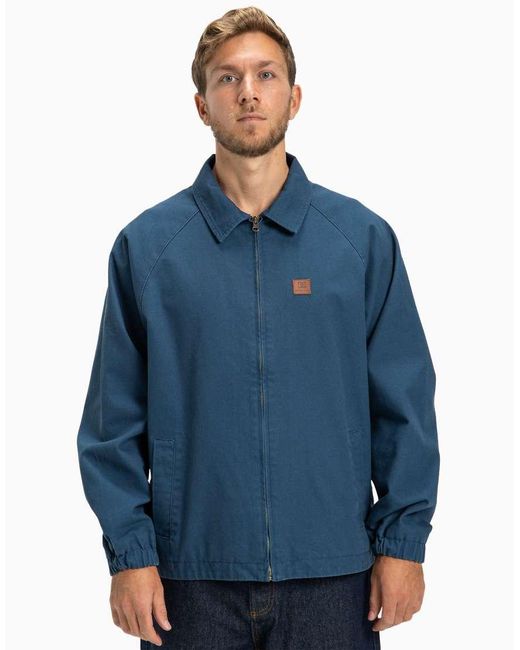 DC Shoes Blue Framed Workwear Jacket for men
