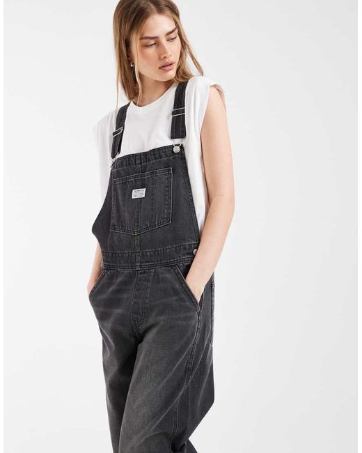 Levi's Blue Denim Dungerees