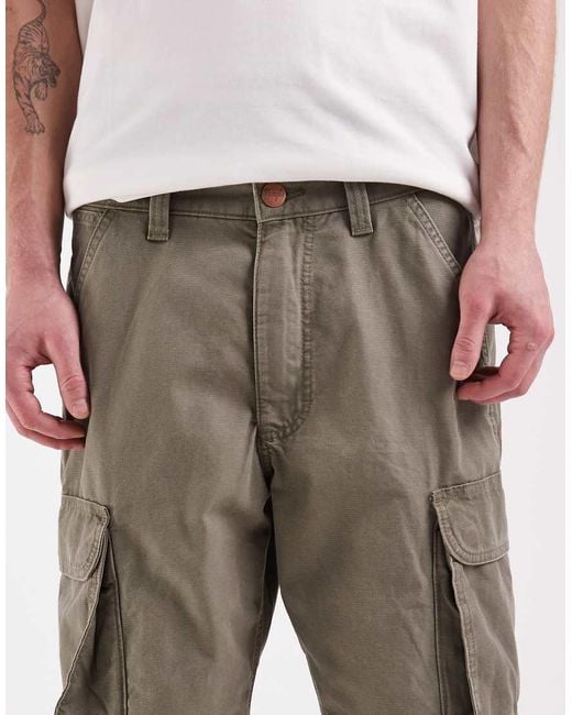 Wrangler Natural Cargo Shorts for men