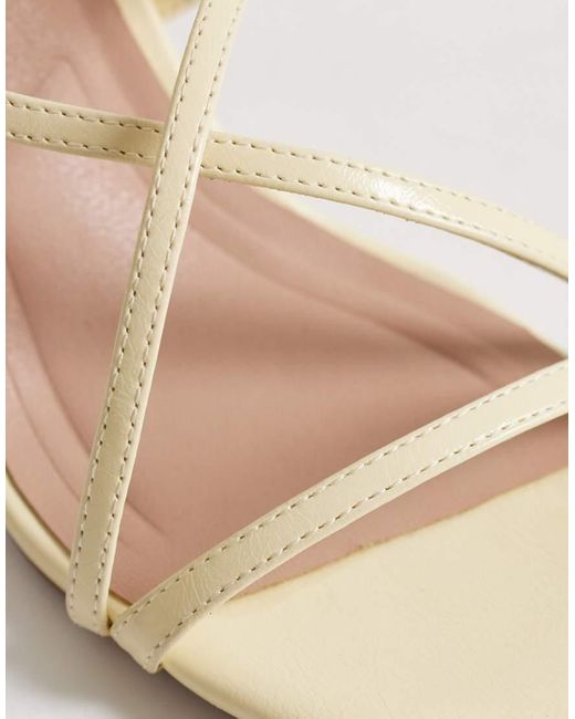 New Look White Multistrap Stiletto Sandal
