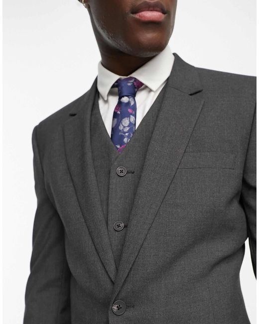 ASOS Black Slim Suit Jacket for men