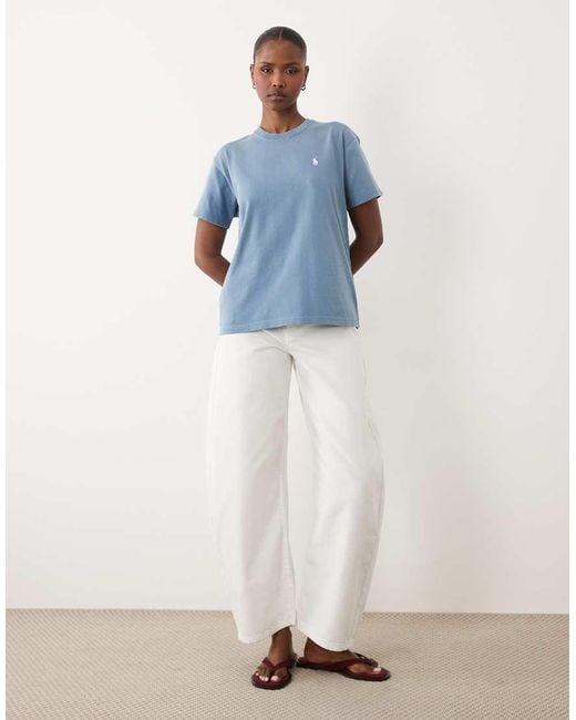 Polo Ralph Lauren Blue Back Print Straight Fit T-shirt