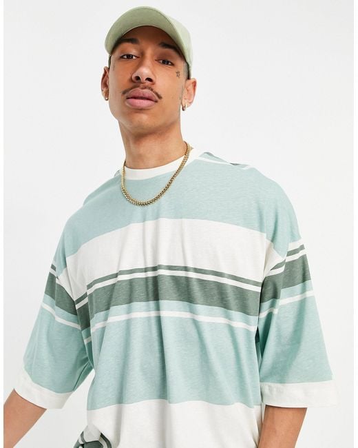 t shirt vert oversize