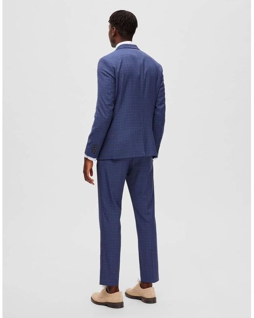 Blazer di SELECTED in Blue da Uomo