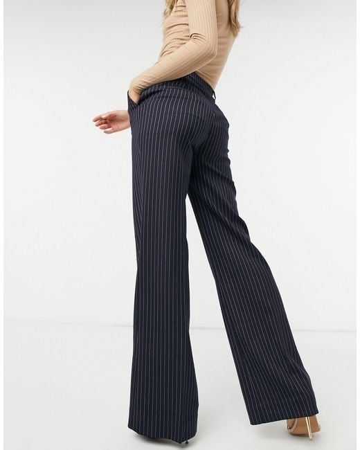 & Other Stories Co-ord Pinstripe Flare Pants in Blue | Lyst