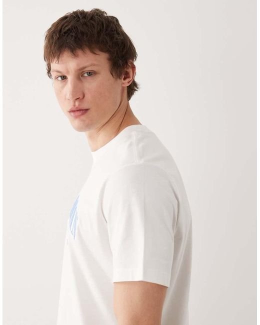 Calvin Klein White Graphic T-Shirt for men