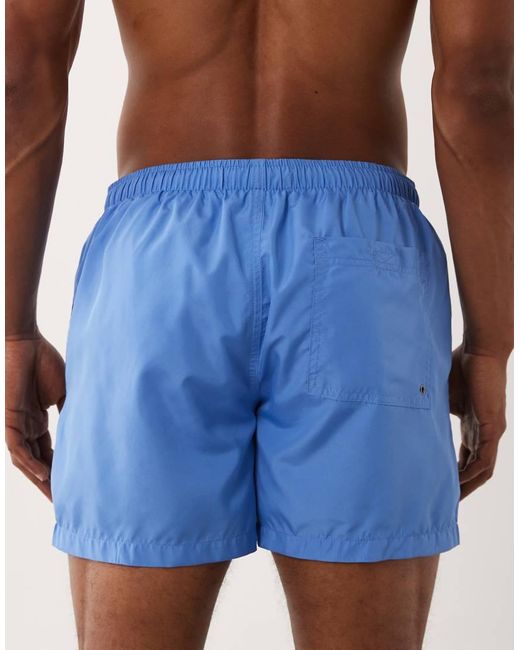 Brave Soul Blue Swim Shorts for men