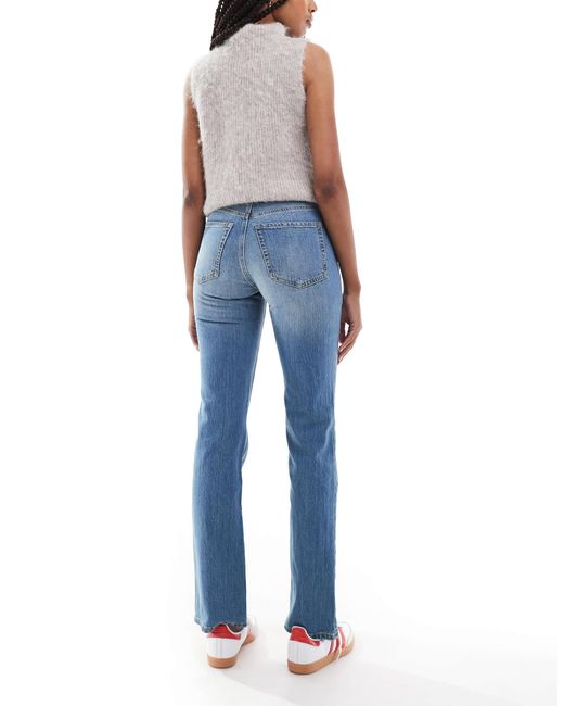Stradivarius Blue D98 Tall Straight Leg Jeans