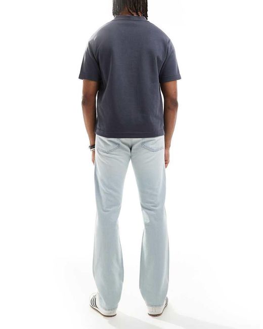 Calvin Klein Blue Standard Straight Jeans for men