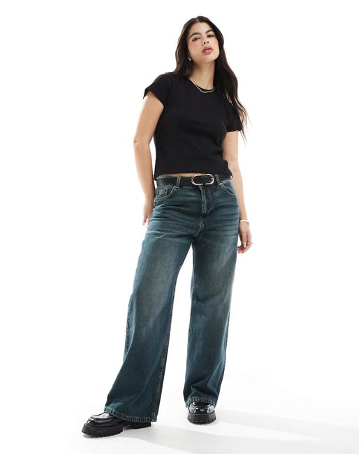 Cotton On Black 90s Baby Tee