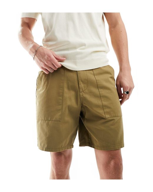 Farah Natural Sepel Fatigue Shorts for men