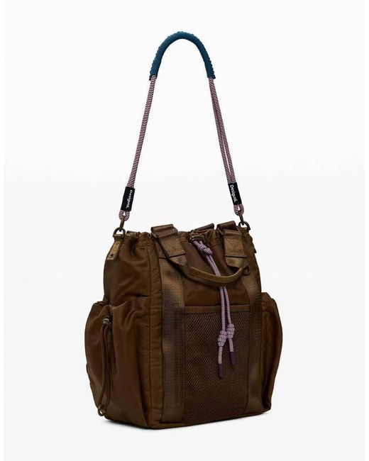 Desigual Brown Medium Multiposition Backpack