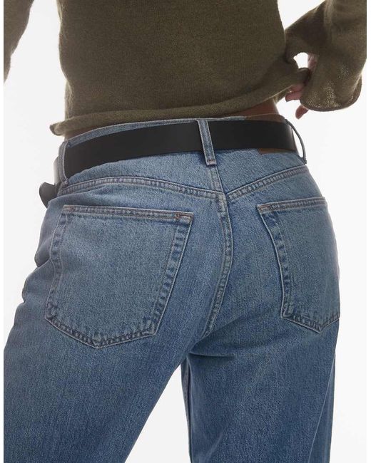 Levi's Blue Madison Leather Belt