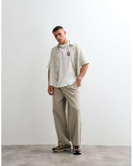 ASOS White Oversized T-shirt With Text Graphic for men