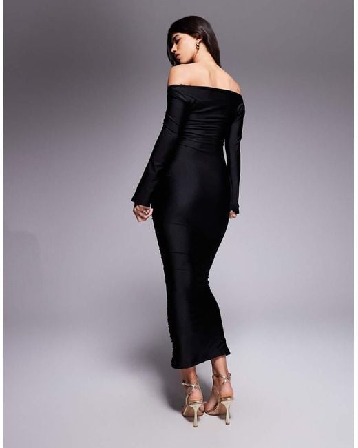 Ruched & Ready You Wish in het Black