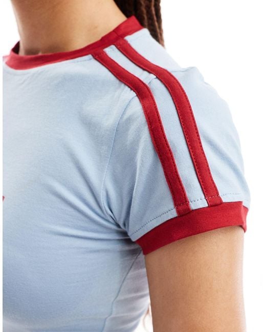 Motel Red Sports Stripe Baby T-shirt