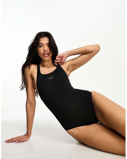 Speedo Black Endurance Swimsuit