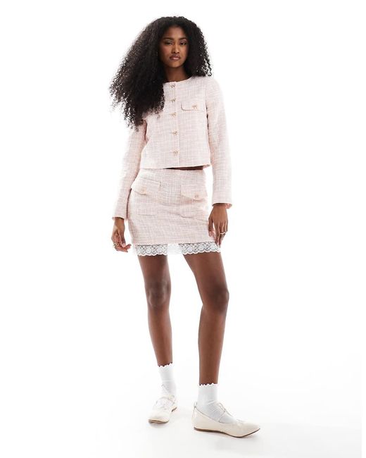 Miss Selfridge White Co-Ord Tailored Jacket