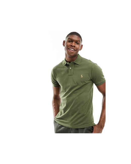 Polo ajusté homme cheap
