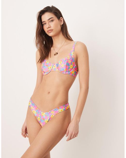 Kulani Kinis Multicolor Wildest Dreams Underwire Bikini Top